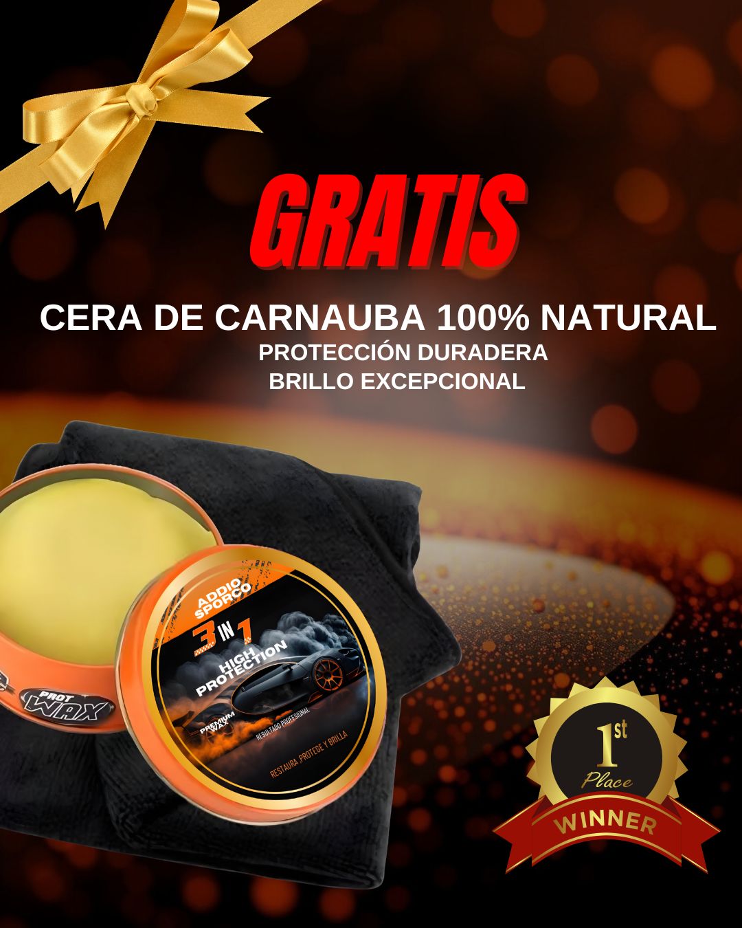 🚗✨ Combo Premium Wax + Cera Carnauba ✨🚗