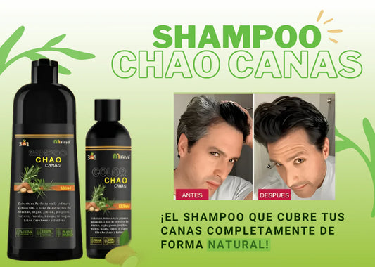 ¡Adiós Canas! Shampoo 3 en 1 + Tratamiento de Regalo 🎁(POCAS UNIDADES❌)